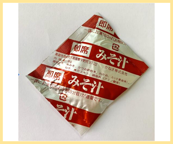 Miso Soup: powder type